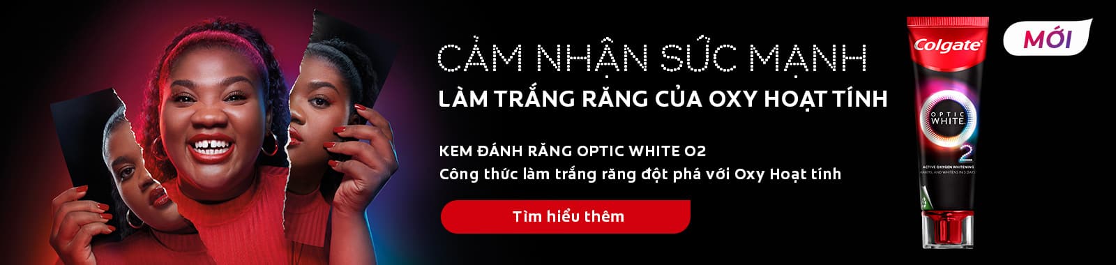 Dòng kem đánh răng trắng răng chứa thành phần khoáng chất Optic White