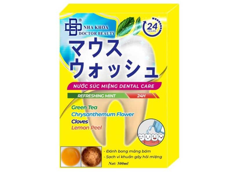 Nước súc miệng không cồn Dental Care được ưa chuộng tại Nhật Bản 