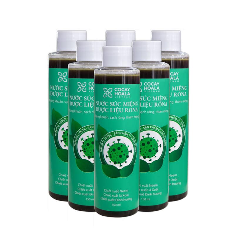 Nước súc miệng dược liệu thiên nhiên Rona Nước súc miệng dược liệu thiên nhiên Rona