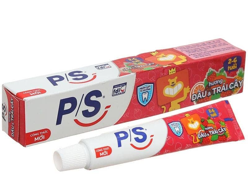 Kem đánh răng P/S cho bé 2 tuổi