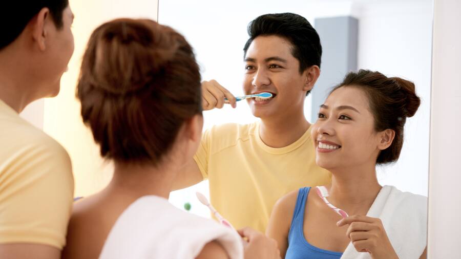 cách giữ răng khỏe  - colgate