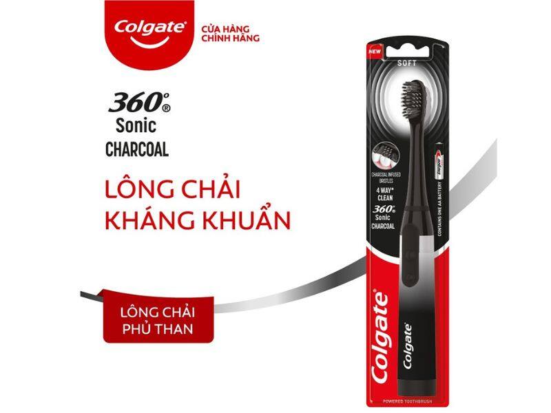 Bàn chải đánh răng Colgate Sonic 360 Charcoal được ưa chuộng