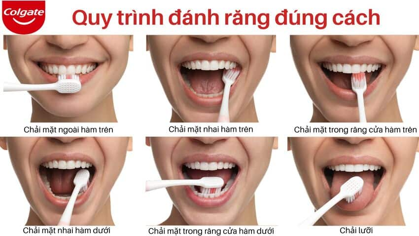 Hướng dẫn cách đánh răng đúng cách