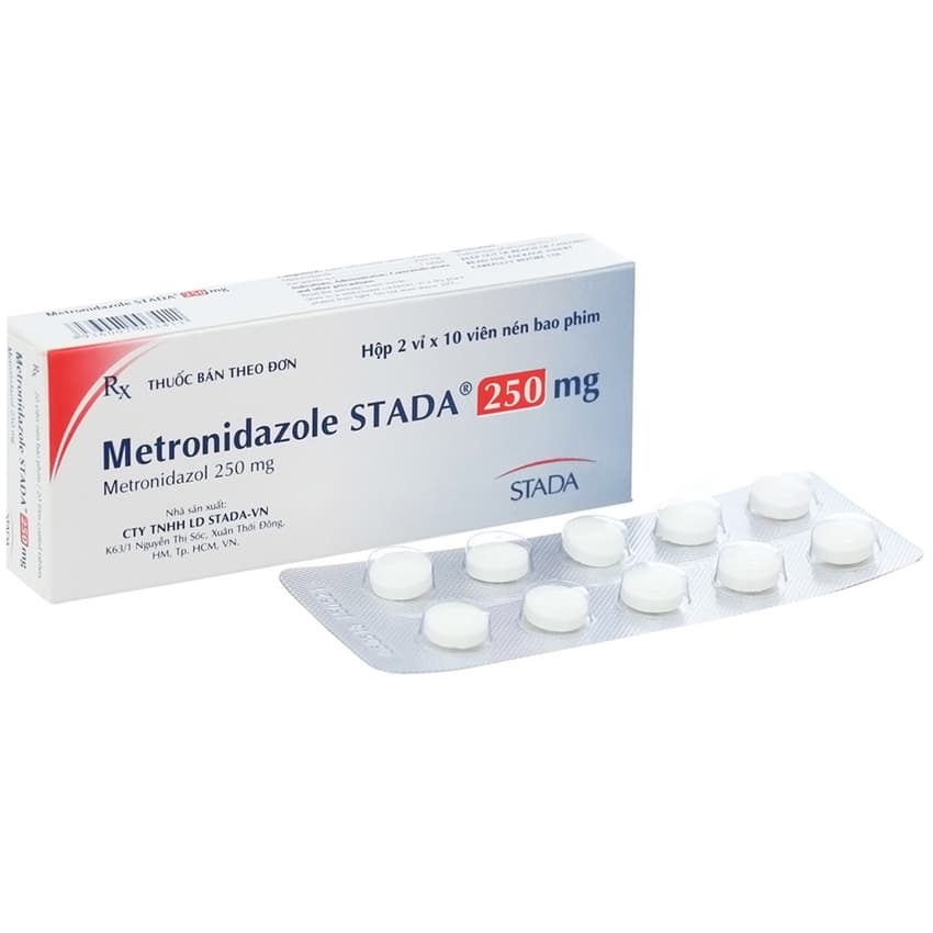 Người bệnh nên uống thuốc kháng sinh Metronidazol để chữa viêm lợi