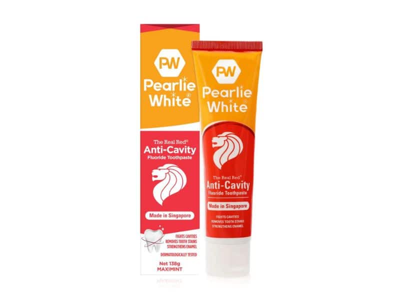 Kem đánh răng có Fluor ngăn ngừa sâu răng Pearlie White