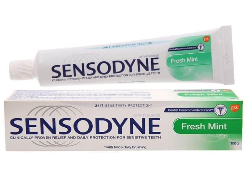 Kem đánh răng có Fluor Sensodyne tái tạo men răng, ngăn ngừa sâu