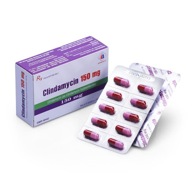 Thuốc kháng sinh răng Clindamycin giảm đau răng