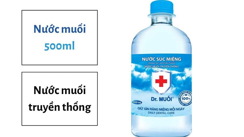 Nước muối súc miệng sạch khuẩn