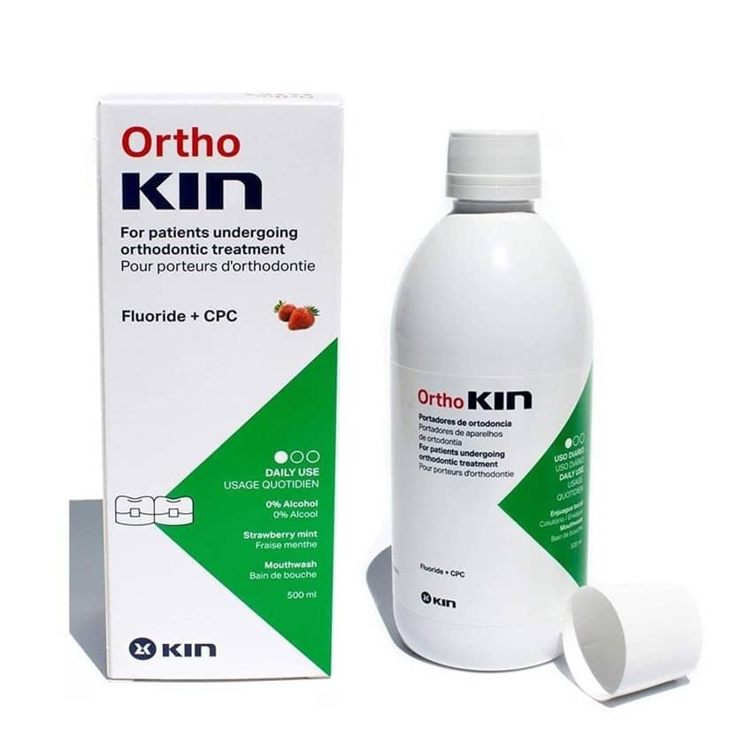 Nước súc miệng Ortho Kin cho người niềng răng