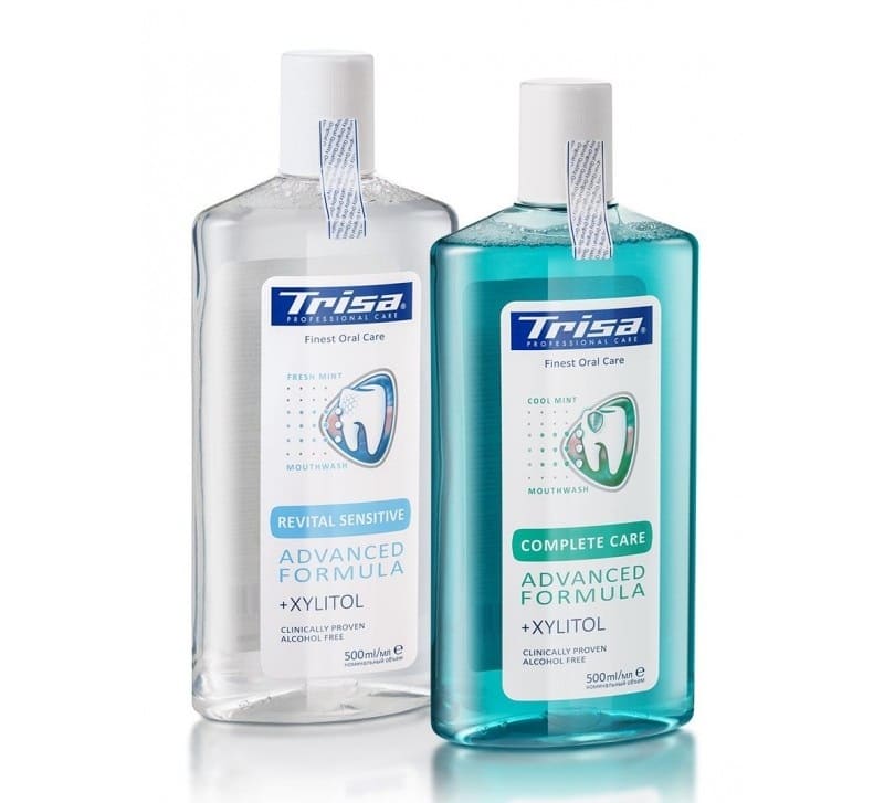 Nước súc miệng Trisa Complete Care trị sâu răng