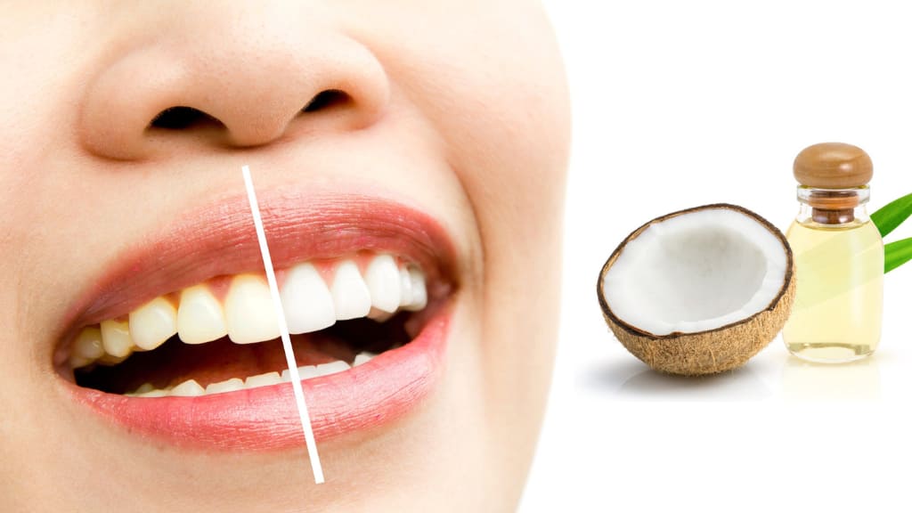 Làm trắng răng bằng dầu dừa có hiệu quả không - colgate