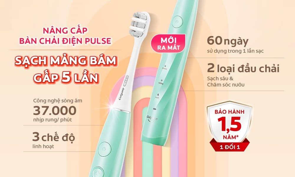 Bàn chải đánh răng Colgate PULSE