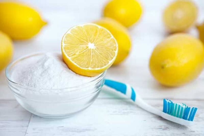 Chanh và baking soda có thể làm trắng răng