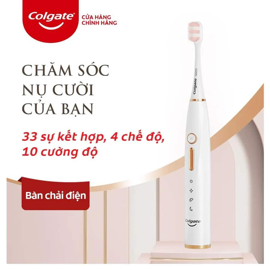 Bàn chải điện Colgate MỚI với 33 chế độ chăm sóc riêng biệt