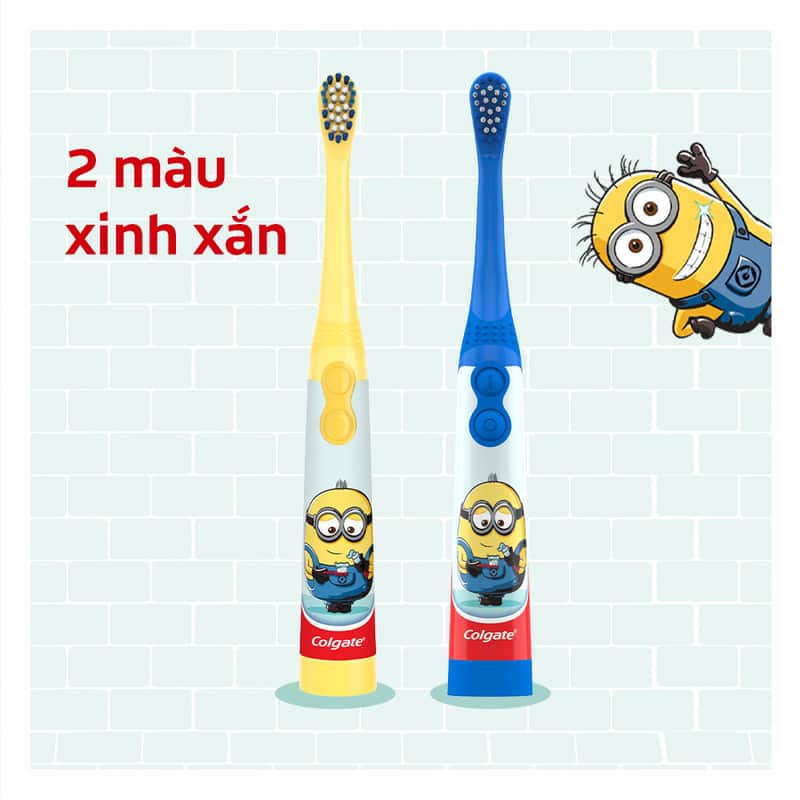 Bàn chải đánh răng điện Colgate Minions trẻ em