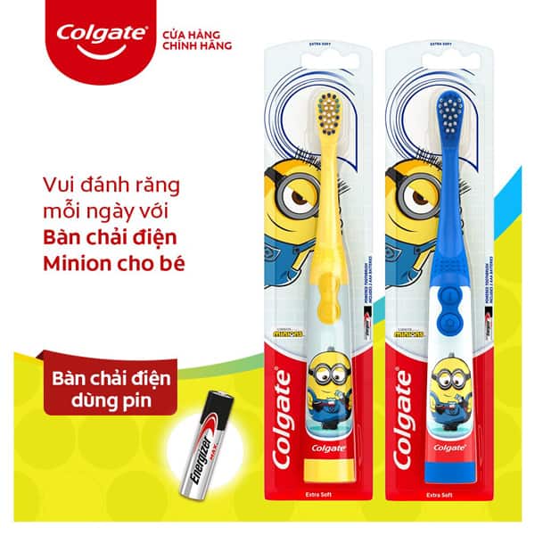 Bàn Chải Đánh Răng Điện Colgate Minions Trẻ Em