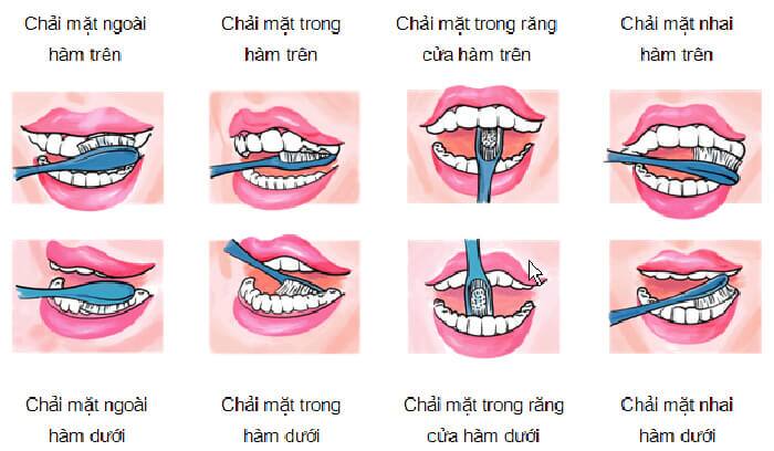 đánh răng đúng cách là cách trắng răng đơn giản 
