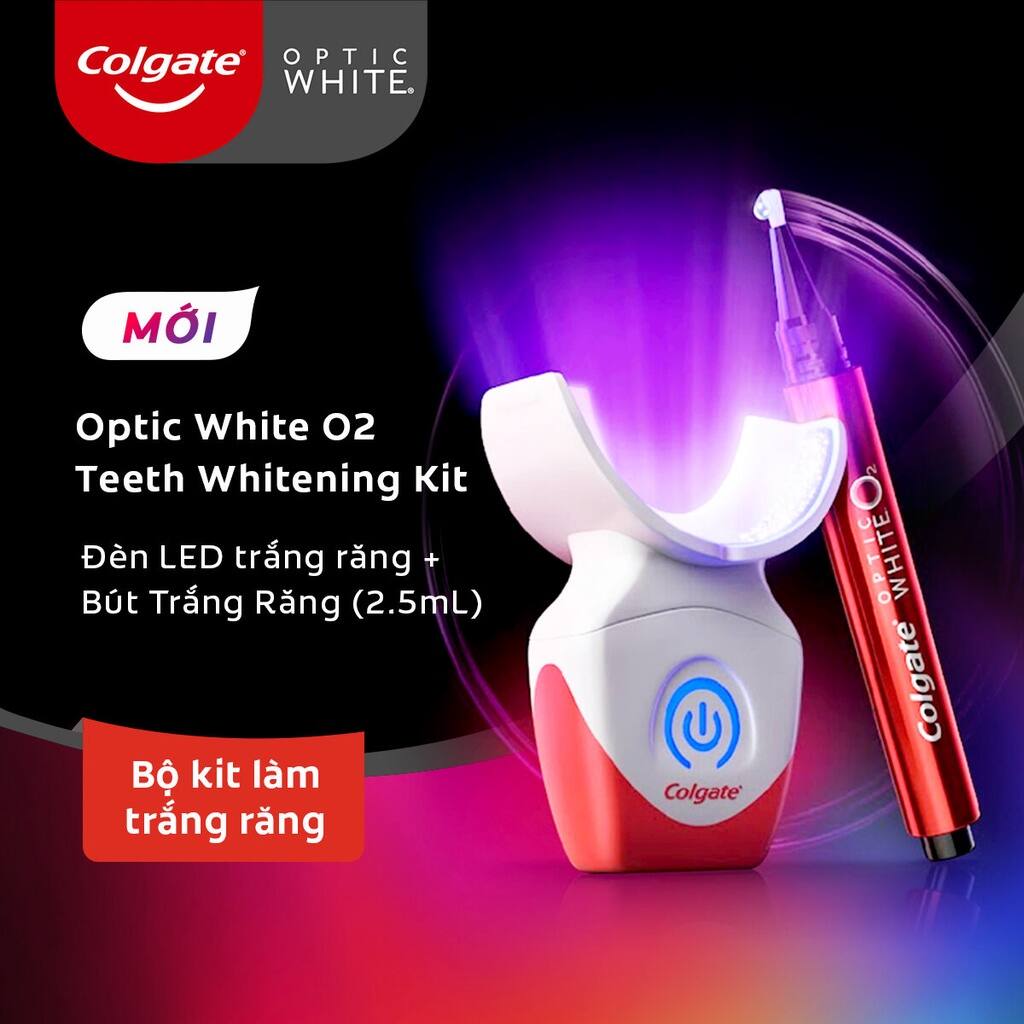 Bộ kit làm trắng răng Colgate Optic White O2