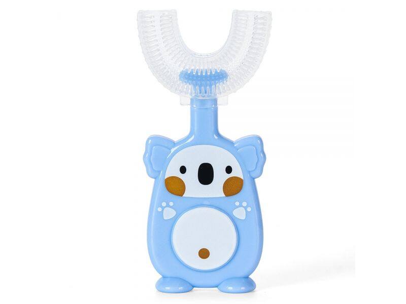 Bàn chải chữ U Silicone Animo phù hợp cho bé từ 2 tuổi