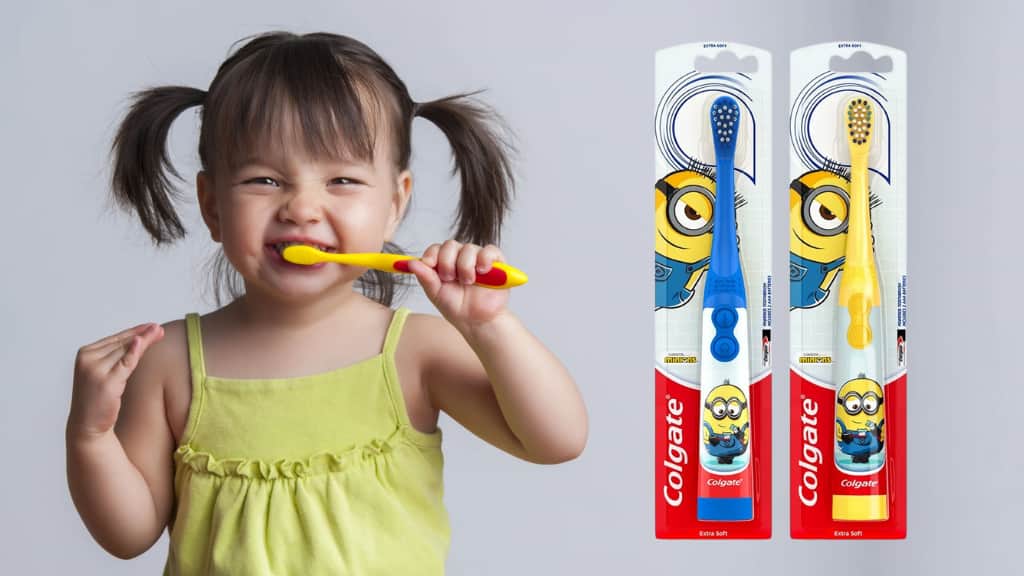 Chọn bàn chải đánh răng cho trẻ ở các độ tuổi khác nhau - colgate