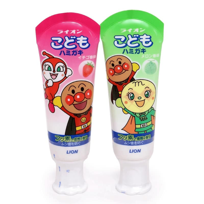Kem đánh răng Lion nuốt được cho bé