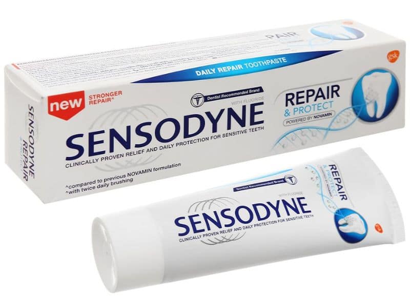 Kem đánh răng Sensodyne Repair & Protect chống ê buốt răng