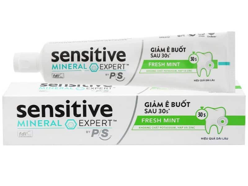 Kem đánh răng PS Sensitive chống ê buốt tức thì, hiệu quả lâu dài