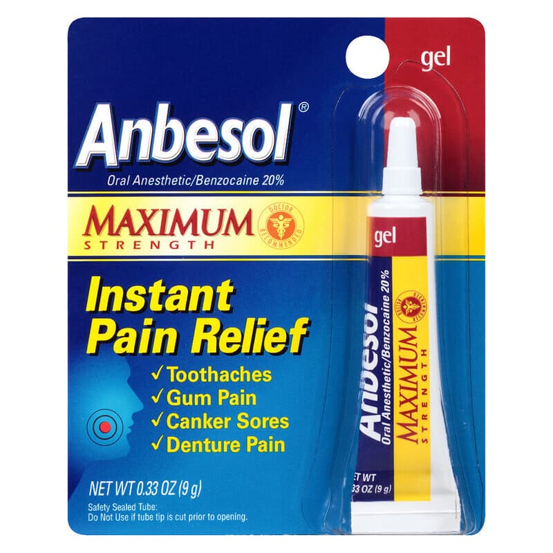 Thuốc bôi Benzocaine giảm sưng răng khôn