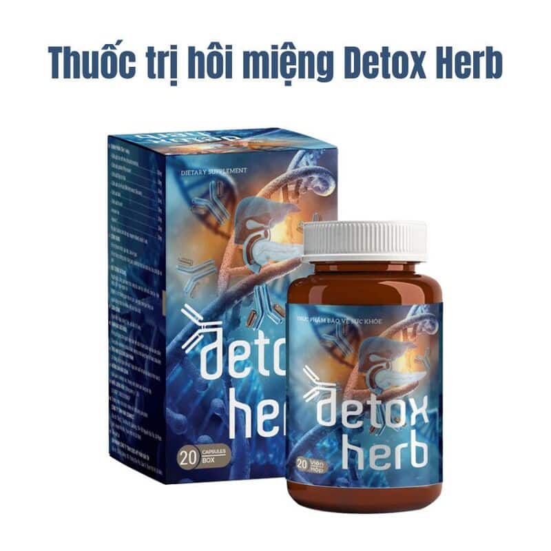 Thuốc chữa hôi miệng Detox Herb