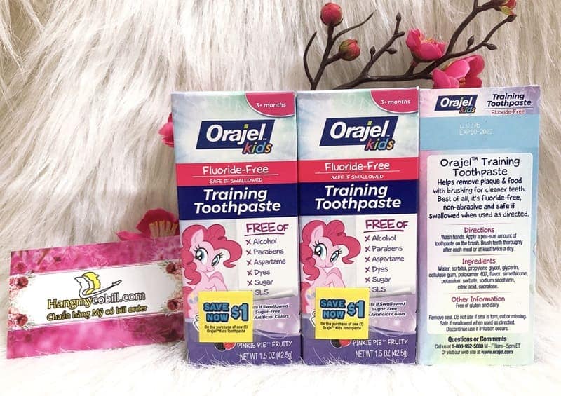 Kem đánh răng Orajel cho bé 1 tuổi