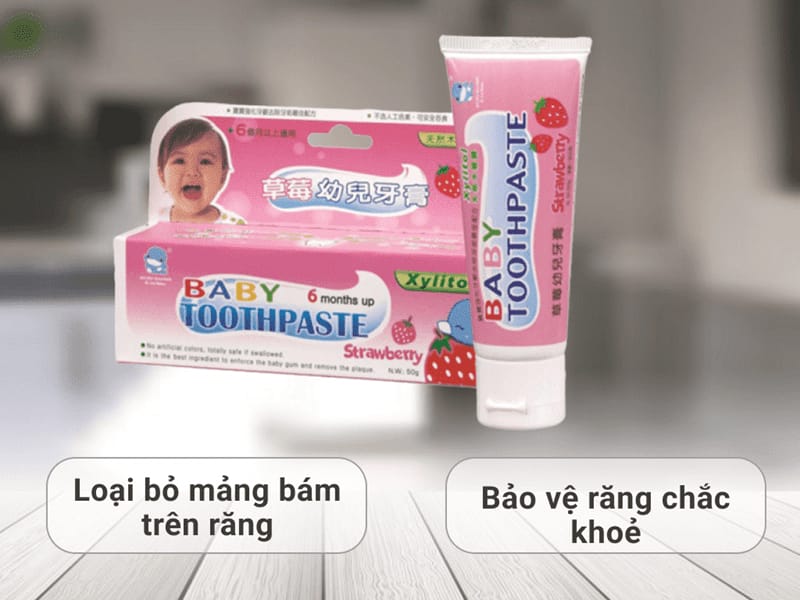 Kem đánh răng Kuku cho bé 1 tuổi
