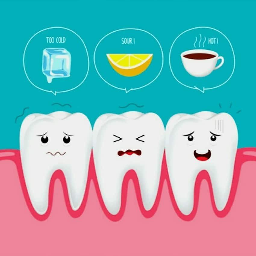 Răng bị ê buốt do sử dụng đồ ăn có tính axit, nóng hoặc lạnh