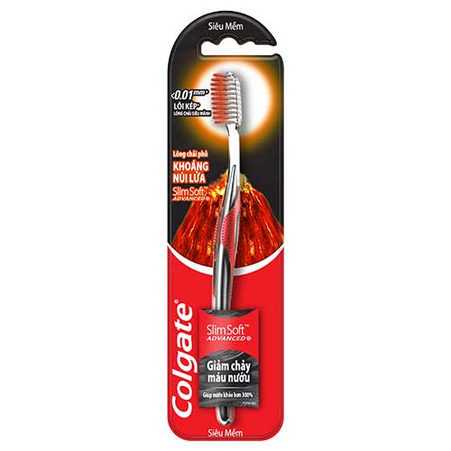 Bàn chải đánh răng Colgate Slimsoft Advanced Volcanic