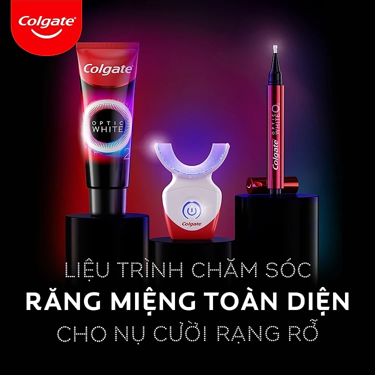Bộ kit trắng răng Colgate Optic White O2